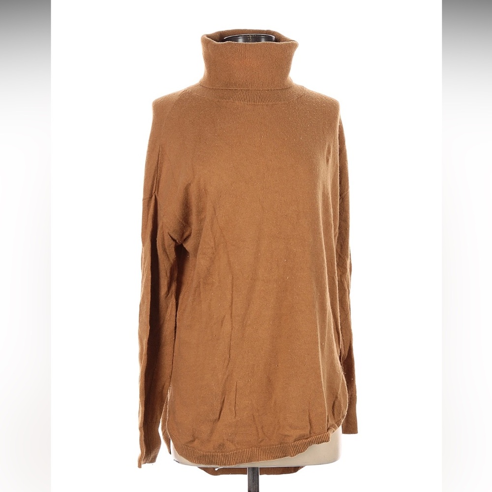 Treasure & Bond Tan Turtleneck Sweater
